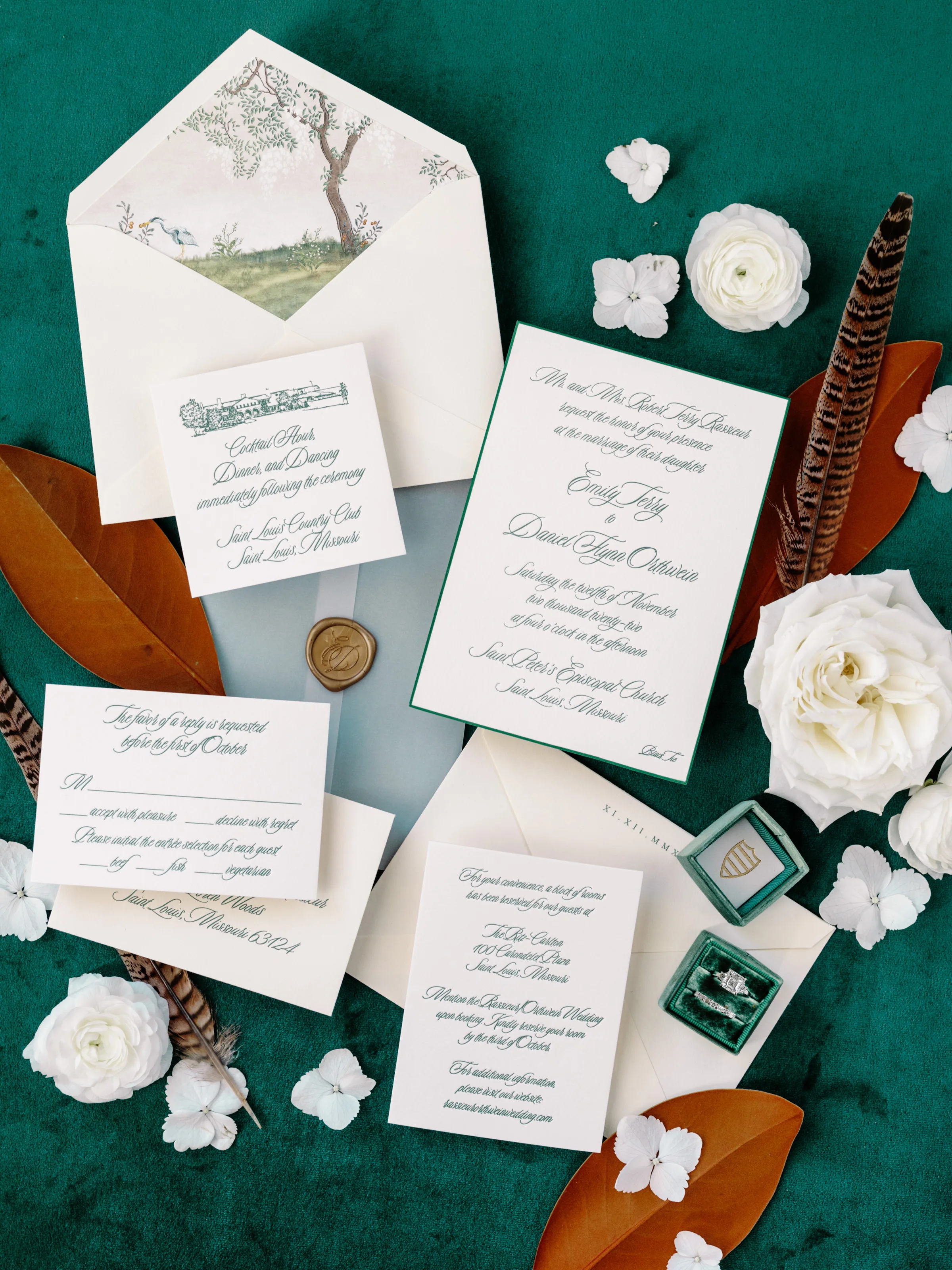 Fall Country Club Wedding in St Louis Kristin Ashley Events