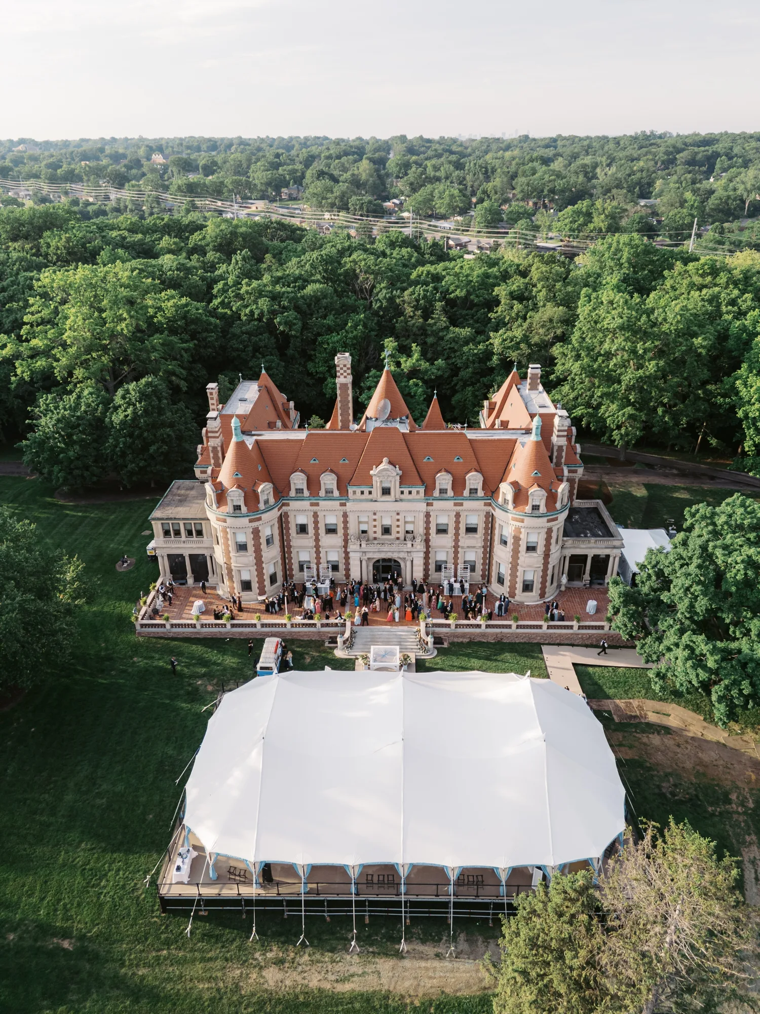 Tented Wedding at The Busch Family Estate in St. Louis Wedding Planner Kristin Ashley Events